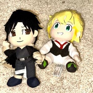 Vintage rare find Anime Character & The Seven Deadly Sins Plush Toy Set